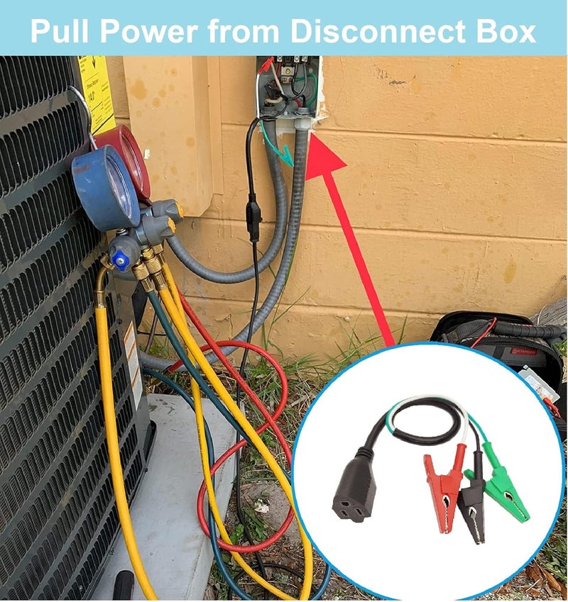 Bytcew HVAC Tools Kit Accessory for Circuit Breaker Finder Vacuum Pump, Ac Guages Clearance and Equipment, Compatible with Yellow Jacket 69522, 69411,RT310,RT250,RT310,ET300,ET310 - Image 5